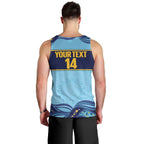 Toowoomba Rugby Custom Men Tank Top Go Clydesdales Aboriginal Art - Aussie Hoodie