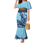 Toowoomba Rugby Custom Mermaid Dress Go Clydesdales Aboriginal Art - Aussie Hoodie