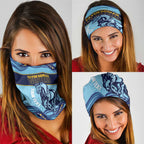 Toowoomba Rugby Custom Neck Gaiter Go Clydesdales Aboriginal Art - Aussie Hoodie