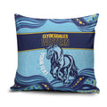 Toowoomba Rugby Custom Pillow Cover Go Clydesdales Aboriginal Art - Aussie Hoodie
