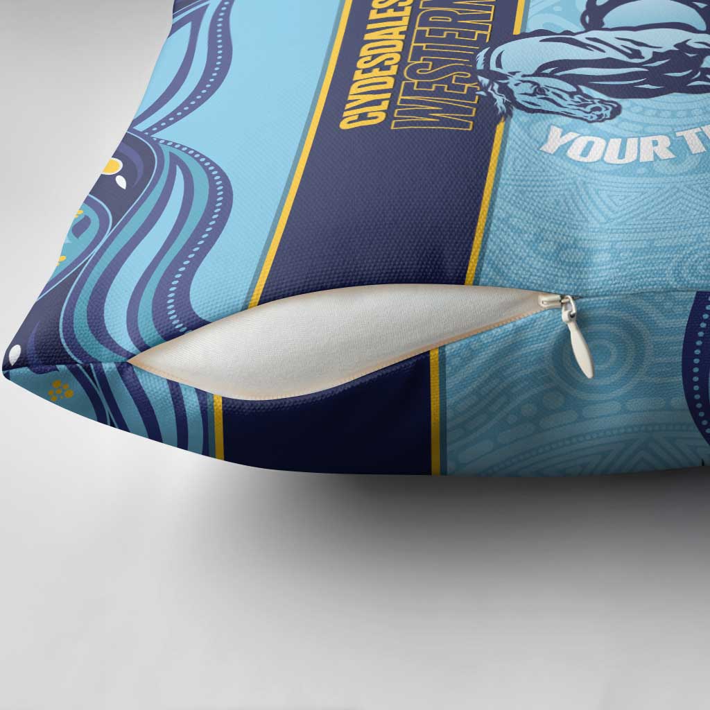 Toowoomba Rugby Custom Pillow Cover Go Clydesdales Aboriginal Art - Aussie Hoodie