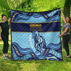 Toowoomba Rugby Custom Quilt Go Clydesdales Aboriginal Art - Aussie Hoodie