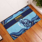 Toowoomba Rugby Custom Rubber Doormat Go Clydesdales Aboriginal Art - Aussie Hoodie
