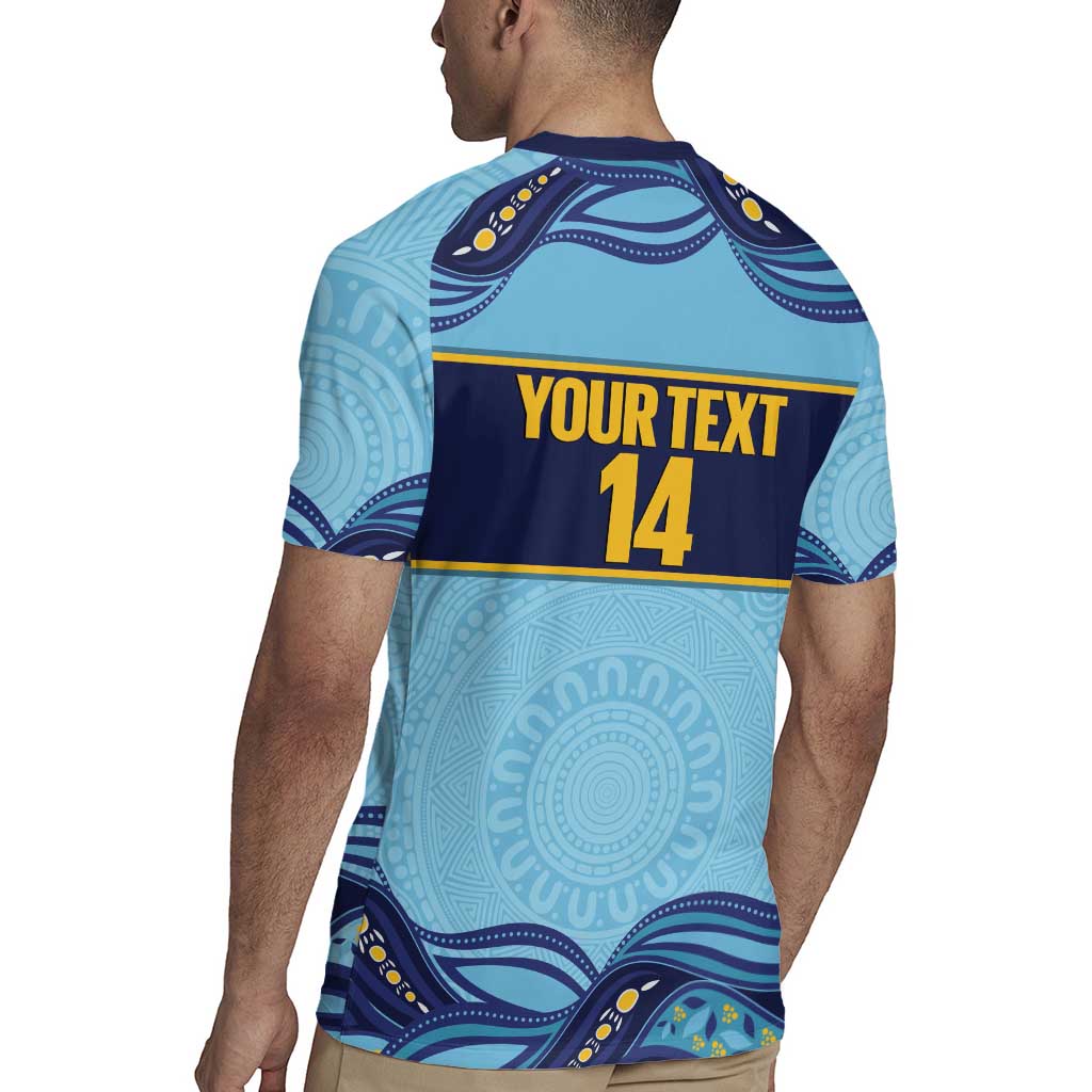 Toowoomba Rugby Custom Rugby Jersey Go Clydesdales Aboriginal Art - Aussie Hoodie