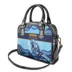 Toowoomba Rugby Custom Shoulder Handbag Go Clydesdales Aboriginal Art - Aussie Hoodie