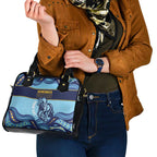 Toowoomba Rugby Custom Shoulder Handbag Go Clydesdales Aboriginal Art - Aussie Hoodie