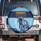 Toowoomba Rugby Custom Spare Tire Cover Go Clydesdales Aboriginal Art - Aussie Hoodie