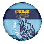 Toowoomba Rugby Custom Spare Tire Cover Go Clydesdales Aboriginal Art - Aussie Hoodie