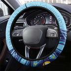 Toowoomba Rugby Steering Wheel Cover Go Clydesdales Aboriginal Art - Aussie Hoodie