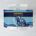 Toowoomba Rugby Custom Tablecloth Go Clydesdales Aboriginal Art - Aussie Hoodie