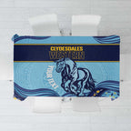 Toowoomba Rugby Custom Tablecloth Go Clydesdales Aboriginal Art - Aussie Hoodie