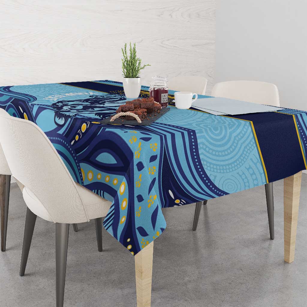 Toowoomba Rugby Custom Tablecloth Go Clydesdales Aboriginal Art - Aussie Hoodie