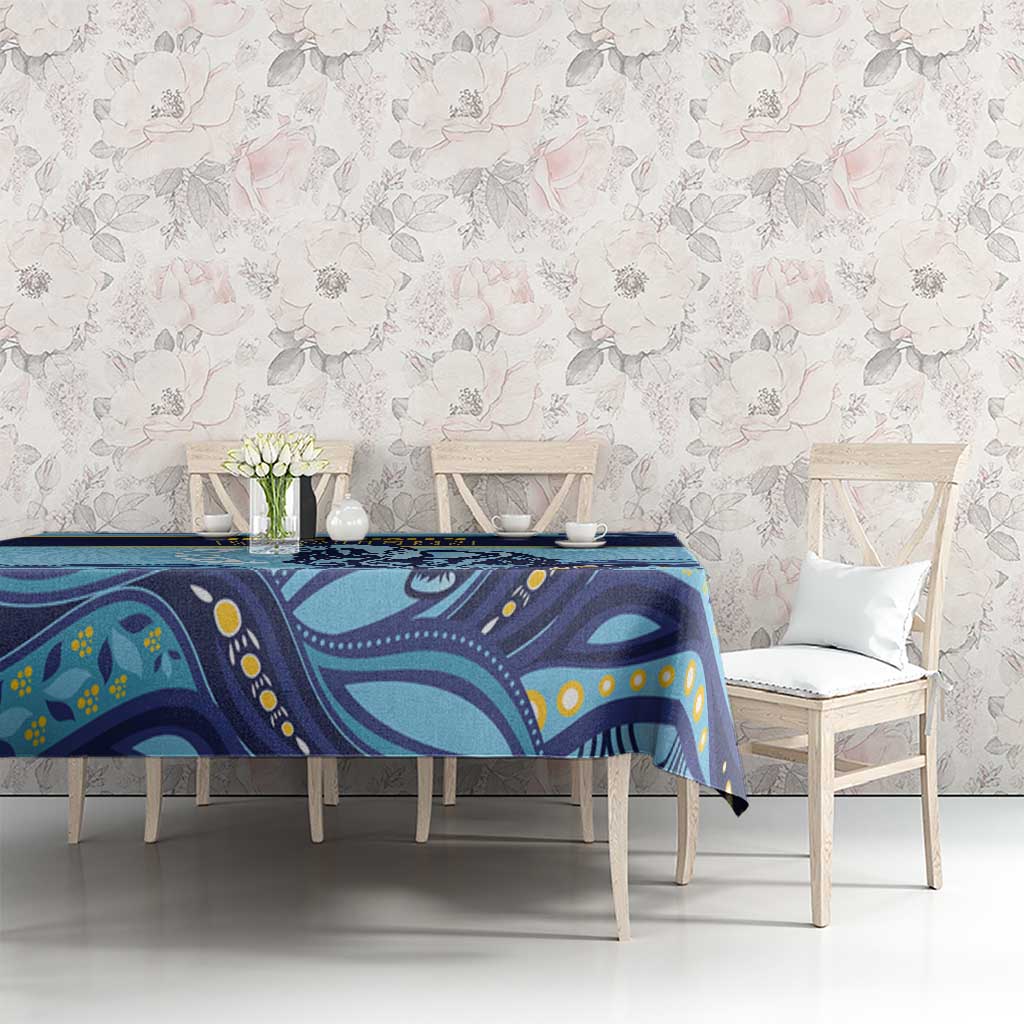 Toowoomba Rugby Custom Tablecloth Go Clydesdales Aboriginal Art - Aussie Hoodie