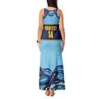 Toowoomba Rugby Custom Tank Maxi Dress Go Clydesdales Aboriginal Art - Aussie Hoodie