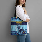Toowoomba Rugby Custom Tote Bag Go Clydesdales Aboriginal Art - Aussie Hoodie