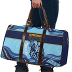 Toowoomba Rugby Custom Travel Bag Go Clydesdales Aboriginal Art - Aussie Hoodie