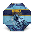 Toowoomba Rugby Custom Umbrella Go Clydesdales Aboriginal Art - Aussie Hoodie