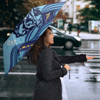 Toowoomba Rugby Custom Umbrella Go Clydesdales Aboriginal Art - Aussie Hoodie