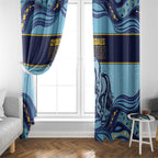 Toowoomba Rugby Custom Window Curtain Go Clydesdales Aboriginal Art - Aussie Hoodie