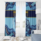 Toowoomba Rugby Custom Window Curtain Go Clydesdales Aboriginal Art - Aussie Hoodie