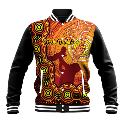 australia-father-day-baseball-jacket-aussie-best-dad-ever-indigenous-hand-art