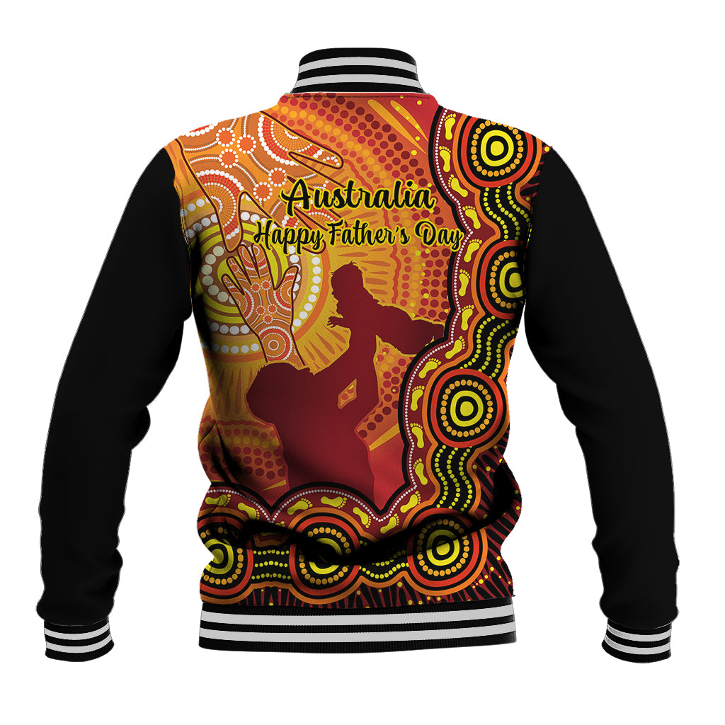 australia-father-day-baseball-jacket-aussie-best-dad-ever-indigenous-hand-art