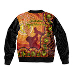 australia-father-day-bomber-jacket-aussie-best-dad-ever-indigenous-hand-art