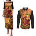 australia-father-day-couples-matching-puletasi-dress-and-long-sleeve-button-shirts-aussie-best-dad-ever-indigenous-hand-art