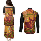 australia-father-day-couples-matching-puletasi-dress-and-long-sleeve-button-shirts-aussie-best-dad-ever-indigenous-hand-art