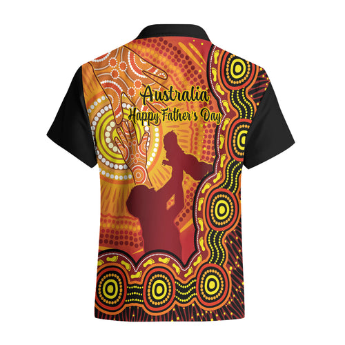 australia-father-day-hawaiian-shirt-aussie-best-dad-ever-indigenous-hand-art