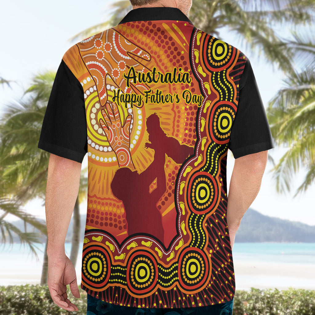 australia-father-day-hawaiian-shirt-aussie-best-dad-ever-indigenous-hand-art