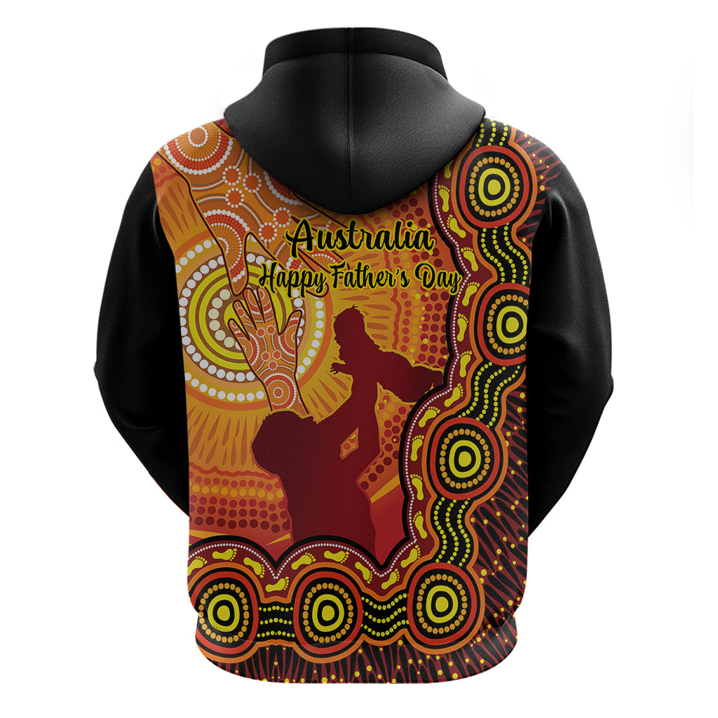 australia-father-day-hoodie-aussie-best-dad-ever-indigenous-hand-art