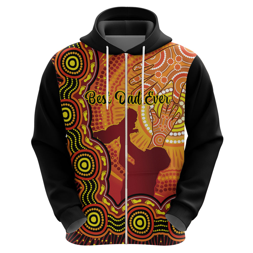 australia-father-day-hoodie-aussie-best-dad-ever-indigenous-hand-art