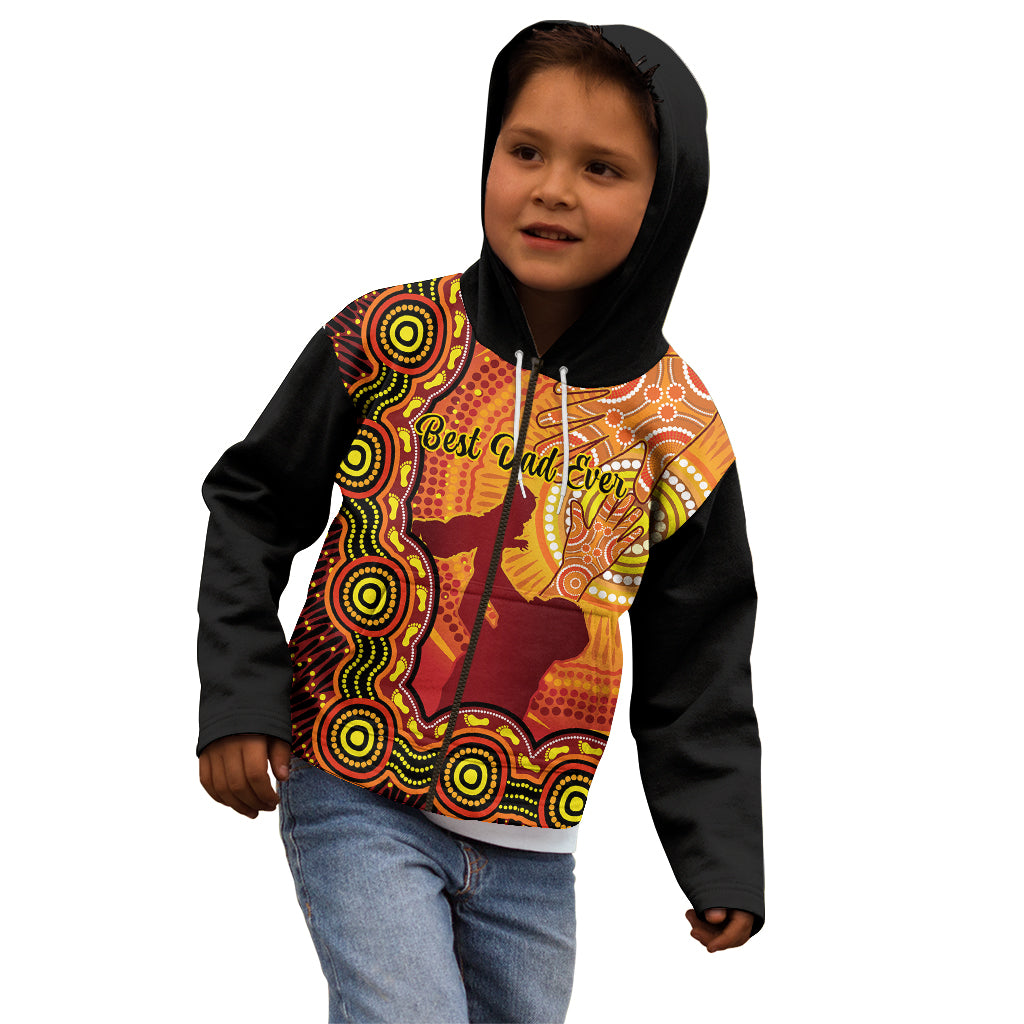 australia-father-day-kid-hoodie-aussie-best-dad-ever-indigenous-hand-art