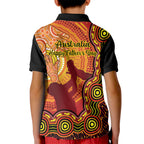 australia-father-day-kid-polo-shirt-aussie-best-dad-ever-indigenous-hand-art