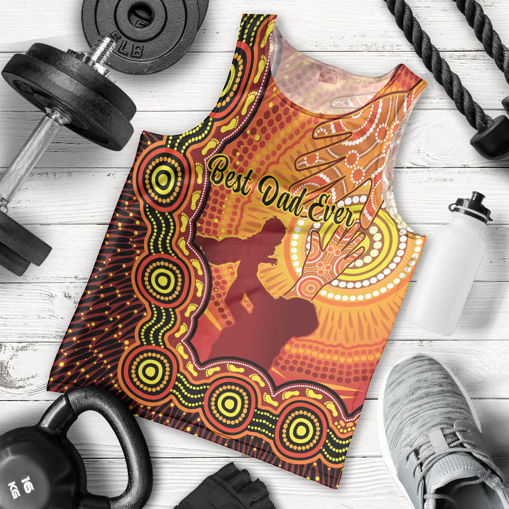 australia-father-day-men-tank-top-aussie-best-dad-ever-indigenous-hand-art