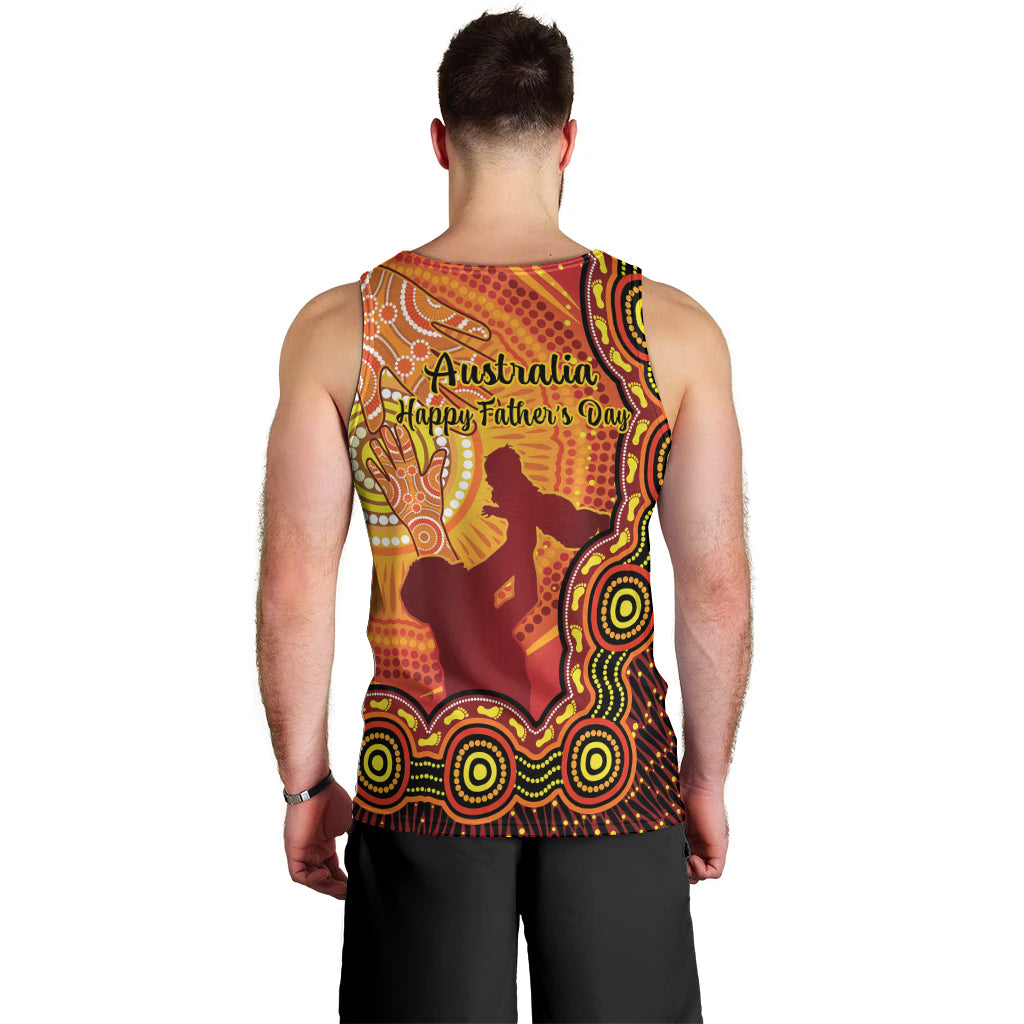 australia-father-day-men-tank-top-aussie-best-dad-ever-indigenous-hand-art