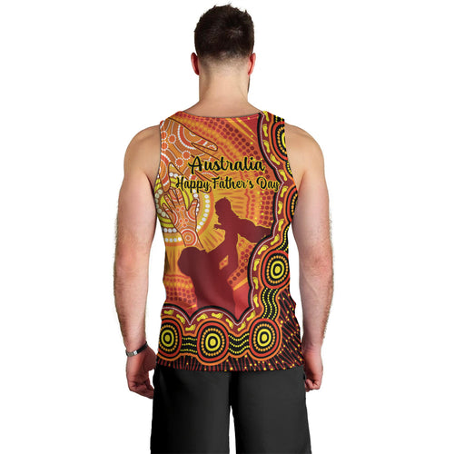 australia-father-day-men-tank-top-aussie-best-dad-ever-indigenous-hand-art