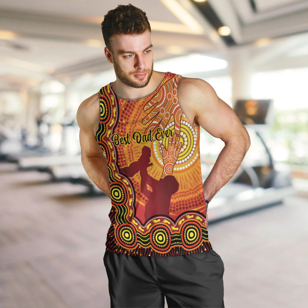 australia-father-day-men-tank-top-aussie-best-dad-ever-indigenous-hand-art