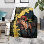 Melbourne Horse Racing Blanket Yellow Roses - Ready Set Gallop! LT14