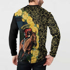 Melbourne Horse Racing Button Sweatshirt Yellow Roses - Ready Set Gallop! LT14