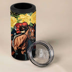 Melbourne Horse Racing 4 in 1 Can Cooler Tumbler Yellow Roses - Ready Set Gallop! LT14
