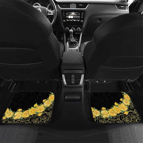Melbourne Horse Racing Car Mats Yellow Roses - Ready Set Gallop! LT14