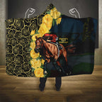 Melbourne Horse Racing Hooded Blanket Yellow Roses - Ready Set Gallop! LT14