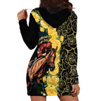 Melbourne Horse Racing Hoodie Dress Yellow Roses - Ready Set Gallop! LT14