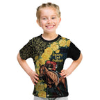 Melbourne Horse Racing Kid T Shirt Yellow Roses - Ready Set Gallop! LT14