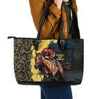 Melbourne Horse Racing Leather Tote Bag Yellow Roses - Ready Set Gallop! LT14