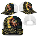 Melbourne Horse Racing Mesh Trucker Cap Yellow Roses - Ready Set Gallop - Aussie Hoodie