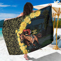 Melbourne Horse Racing Sarong Yellow Roses - Ready Set Gallop! LT14