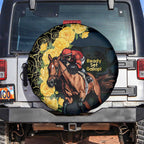 Melbourne Horse Racing Spare Tire Cover Yellow Roses - Ready Set Gallop! LT14